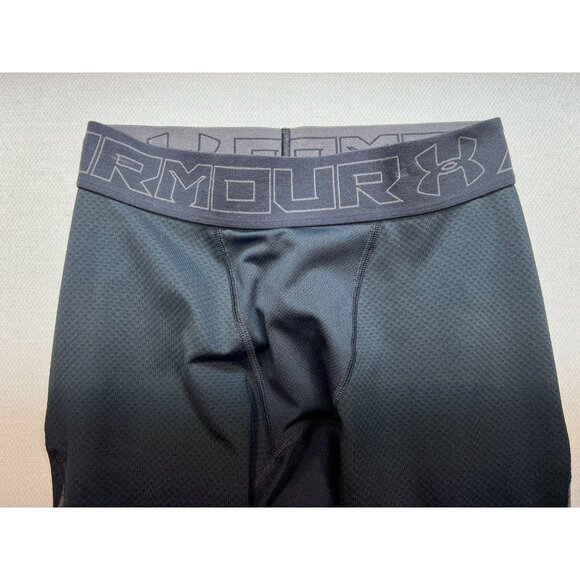 Under Armour Womens Compression Tight Pant Stretch Size M black Workout - Picture 4 of 9